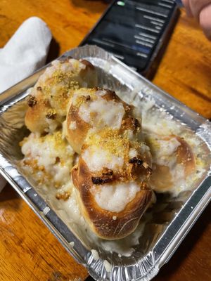 Vegan cheese balls  at Big Kahuna's Pizza in Honolulu