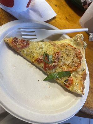  Vegan white pizza  at Big Kahuna's Pizza in Honolulu