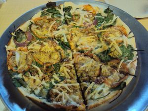 Vegan Pizza at Big Kahuna's Pizza in Honolulu