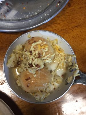 Vegan cheese balls! at Big Kahuna's Pizza in Honolulu