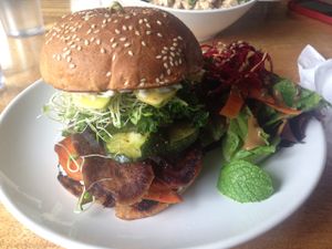 roasted veg avocado sandwich at Ai Love Nalo in Waimanalo