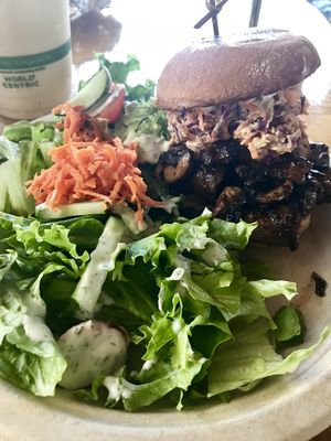 Bbq portobello sandwich  at Ai Love Nalo in Waimanalo