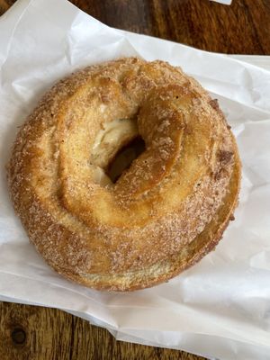 Snickerdoodle with vegan butter  at Blazing Bagels in Bellevue