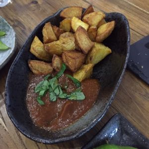 potatas bravas at Casa Tapas in New Territories
