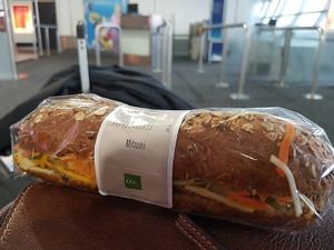 sandwich at Exki at Terminal B at BRU - EXKi - TA in Zaventem