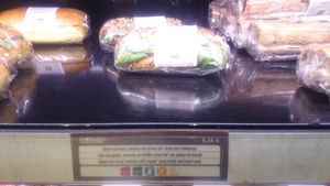 vegan sandwich at BRU - EXKi - TA in Zaventem