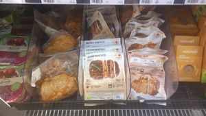 seitan stuff at NaturaSi - Via de' Toschi in Bologna