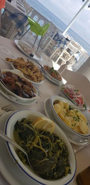 delicious at Imerolia Beach Restaurant in Corfu