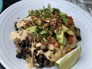 Tacos at Cafe Gratitude in San Diego