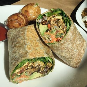 I’m nourished  at Cafe Gratitude in San Diego