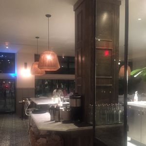 bar area at Cafe Gratitude in San Diego