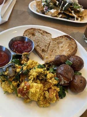   at Cafe Gratitude in San Diego