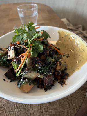   at Cafe Gratitude in San Diego