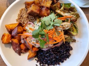 I am loving at Cafe Gratitude in San Diego