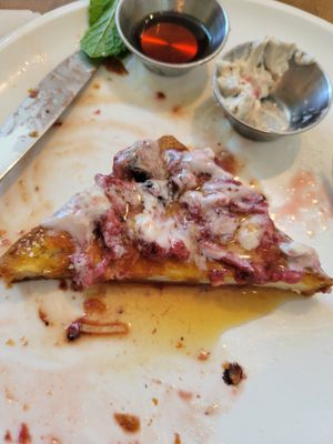 Brunch Brioche French Toast at Cafe Gratitude in San Diego