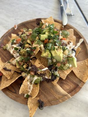 Nachos  at Cafe Gratitude in San Diego