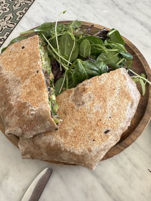   at Cafe Gratitude in San Diego