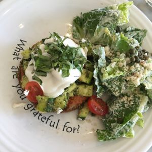   at Cafe Gratitude in San Diego