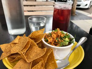 “Brilliant” Young Coconut Ceviche  at Cafe Gratitude in San Diego