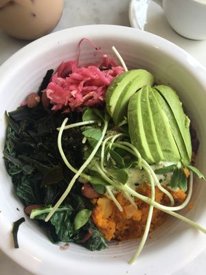 “Whole” Macro bowl  at Cafe Gratitude in San Diego