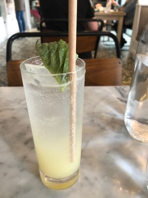 Lemonade at Cafe Gratitude in San Diego