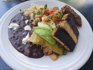 Elated at Cafe Gratitude in San Diego