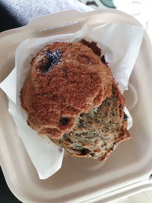 Best muffin I have ever had!!!! at Cafe Gratitude in San Diego