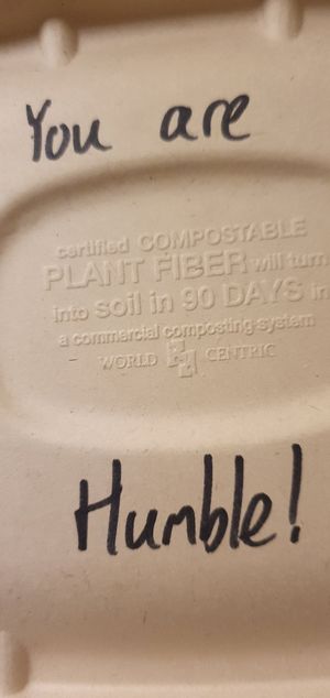 😊 at Cafe Gratitude in San Diego