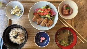 Special set meal  at Brown Rice ブラウンライス in Tokyo