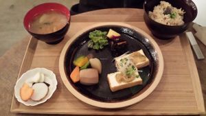 Tofu Set Menu at Brown Rice ブラウンライス in Tokyo