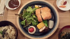 Tofu Set Menu at Brown Rice ブラウンライス in Tokyo