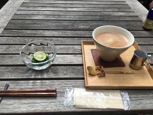 Soy Chai at Brown Rice ブラウンライス in Tokyo