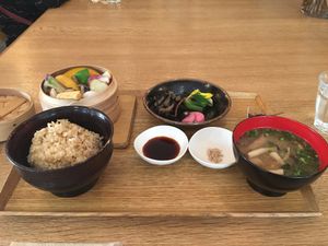 steamed basket at Brown Rice ブラウンライス in Tokyo