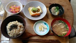 Fried Tofu Special at Brown Rice ブラウンライス in Tokyo