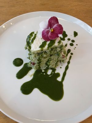 Matcha tiramisu   at Brown Rice ブラウンライス in Tokyo