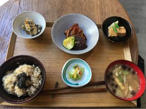 Set lunch at Brown Rice ブラウンライス in Tokyo