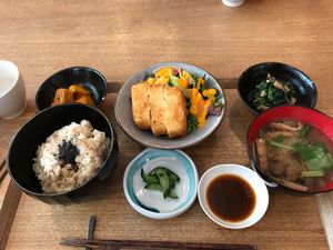 Today special set meal at Brown Rice ブラウンライス in Tokyo