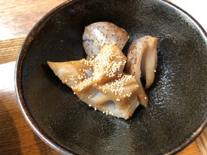 Lotus root at Brown Rice ブラウンライス in Tokyo