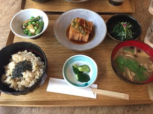 Lunch set. at Brown Rice ブラウンライス in Tokyo
