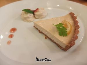 Tofu cheesecake at Brown Rice ブラウンライス in Tokyo
