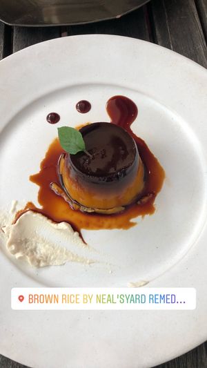 Pumpkin pudding  at Brown Rice ブラウンライス in Tokyo