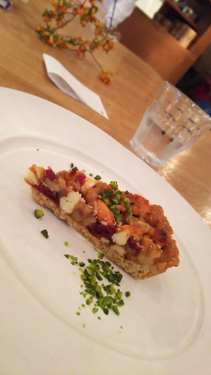 Nuts and cranberries tart. at Brown Rice ブラウンライス in Tokyo