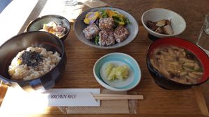 seasonal set menu at Brown Rice ブラウンライス in Tokyo