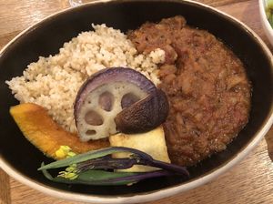 vege curry at Brown Rice ブラウンライス in Tokyo
