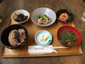 meal at Brown Rice ブラウンライス in Tokyo