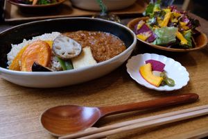 Curry rice at Brown Rice ブラウンライス in Tokyo