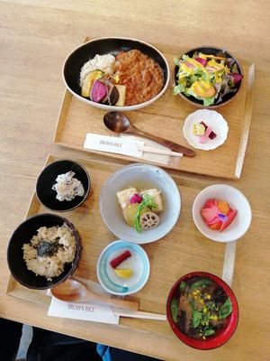 Curry (top) at Brown Rice ブラウンライス in Tokyo