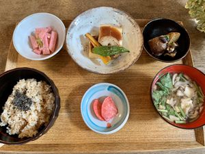 Set menu daily special at Brown Rice ブラウンライス in Tokyo
