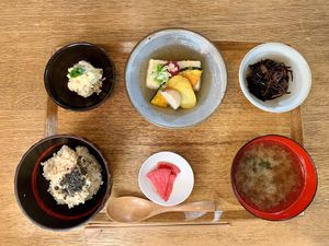 The daily special at Brown Rice ブラウンライス in Tokyo