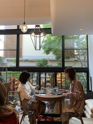 View of the restaurant at Brown Rice ブラウンライス in Tokyo